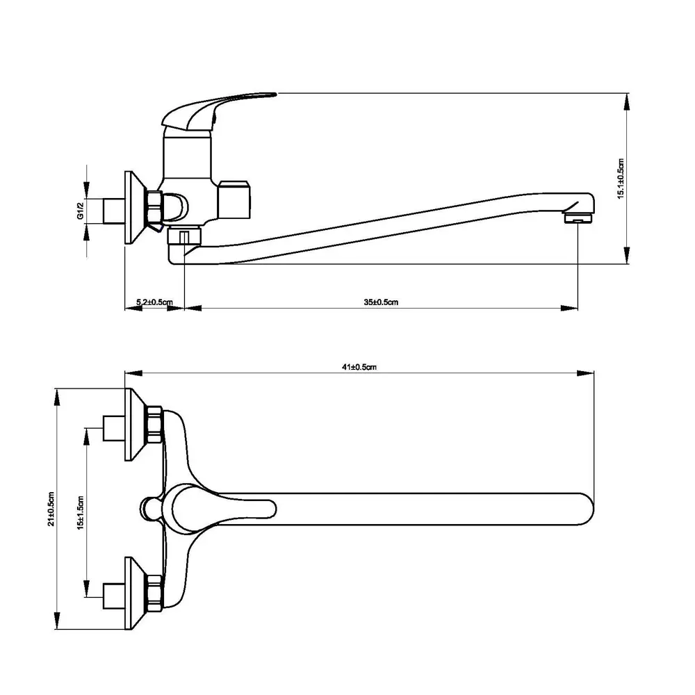Смеситель для ванны KONSENSA Мауро с поворотным изливом и душевым комплектом 89396331 STLM-1583810 - Вид №3