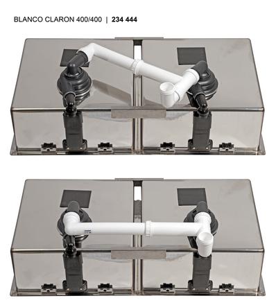 521618 Кухонная мойка Blanco Claron 400/400-U  Blanco Claron - Вид №2