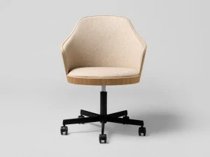 ENEA Офисное кресло из ткани с 5-спицевыми подлокотниками Kaiak