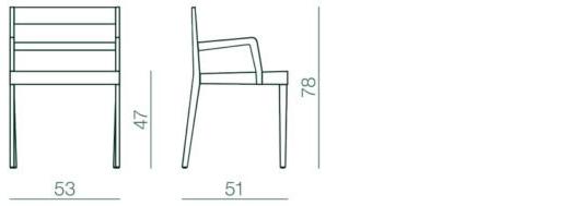 Bedont Кресло из дерева с подлокотниками Sveva B32 801f / p01f / 801r / 901r - Вид №4