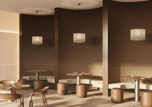 Модульное трехмерное полиуретановое покрытие для интерьера