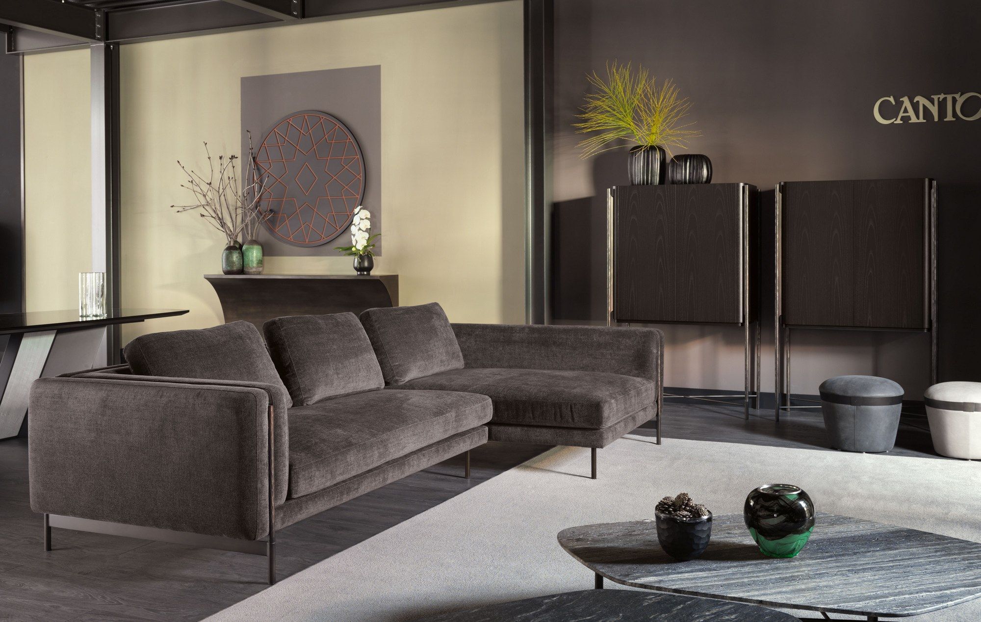 Угловой диван из ткани Cantori Шанхай ARCH-00073051 - Вид №5