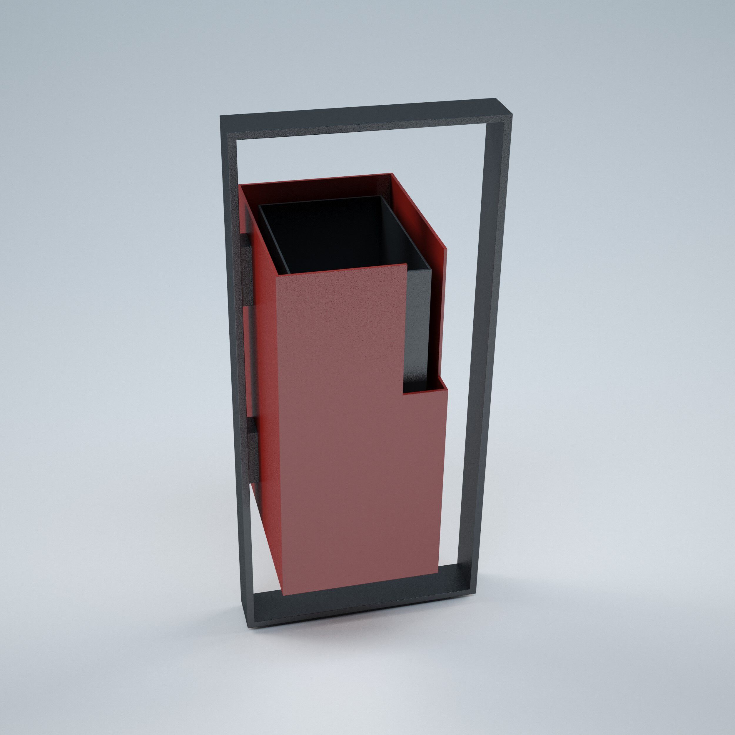 Наружная стальная стойка для мусора CITYSì Майк ARCH-00036208 - Вид №1