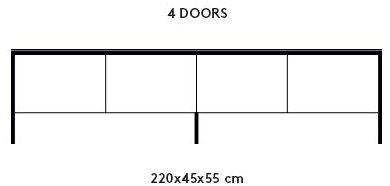 MOBLIBERICA Невысокая керамическая тумба под ТВ с распашными дверцами Terra sun-id-1349132 - Вид №7
