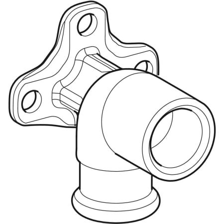 63458 Водорозетка Geberit Mapress из меди 90° Geberit  - Вид №1