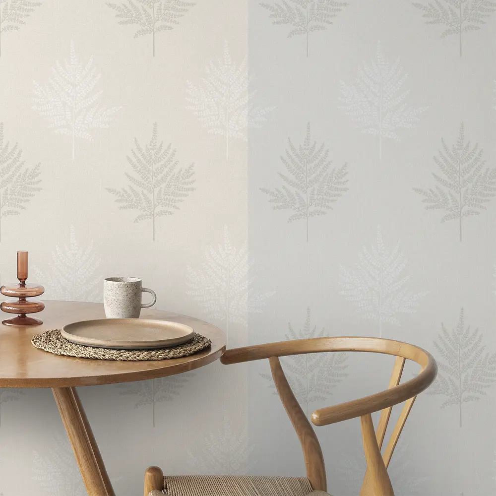 Обои флизелиновые Wallsecret Tessa бежевые с растительным рисунком 89426898 STLM-1571187 - Вид №5