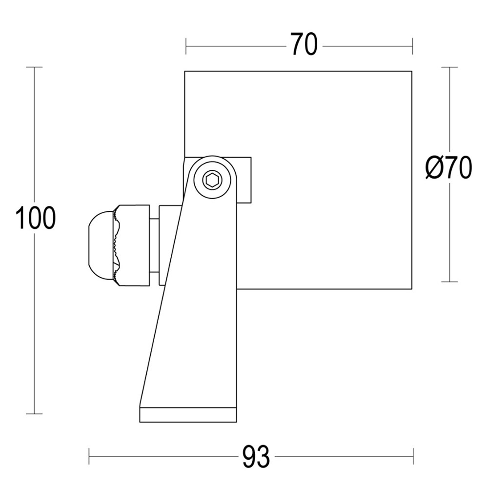 MegaSegno Spot Strap RD Ghidini Segno Spot RD .05 Темно-Cерый (Матовый)  - Вид №1