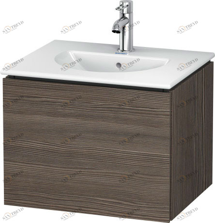 LC616005151 L-Cube Тумбочка подвесная Сосна коричневая, декор Duravit
