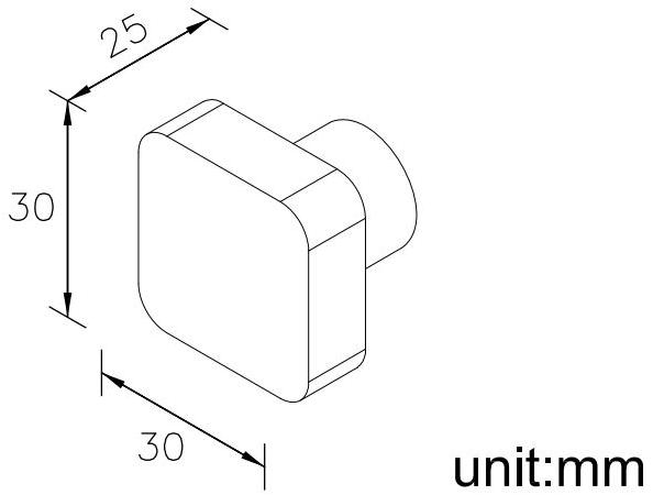 JUSTIME Крючок для полотенца из хромированной латуни Mark sun-id-1437523 - Вид №5