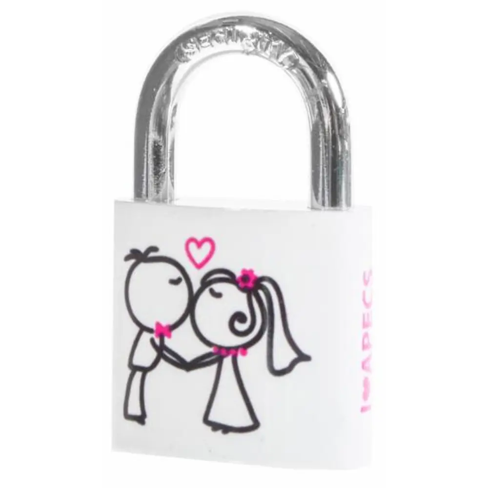 Замок навесной Apecs PD-23-32-Love Kiss, чугун/сталь STLM-2049047