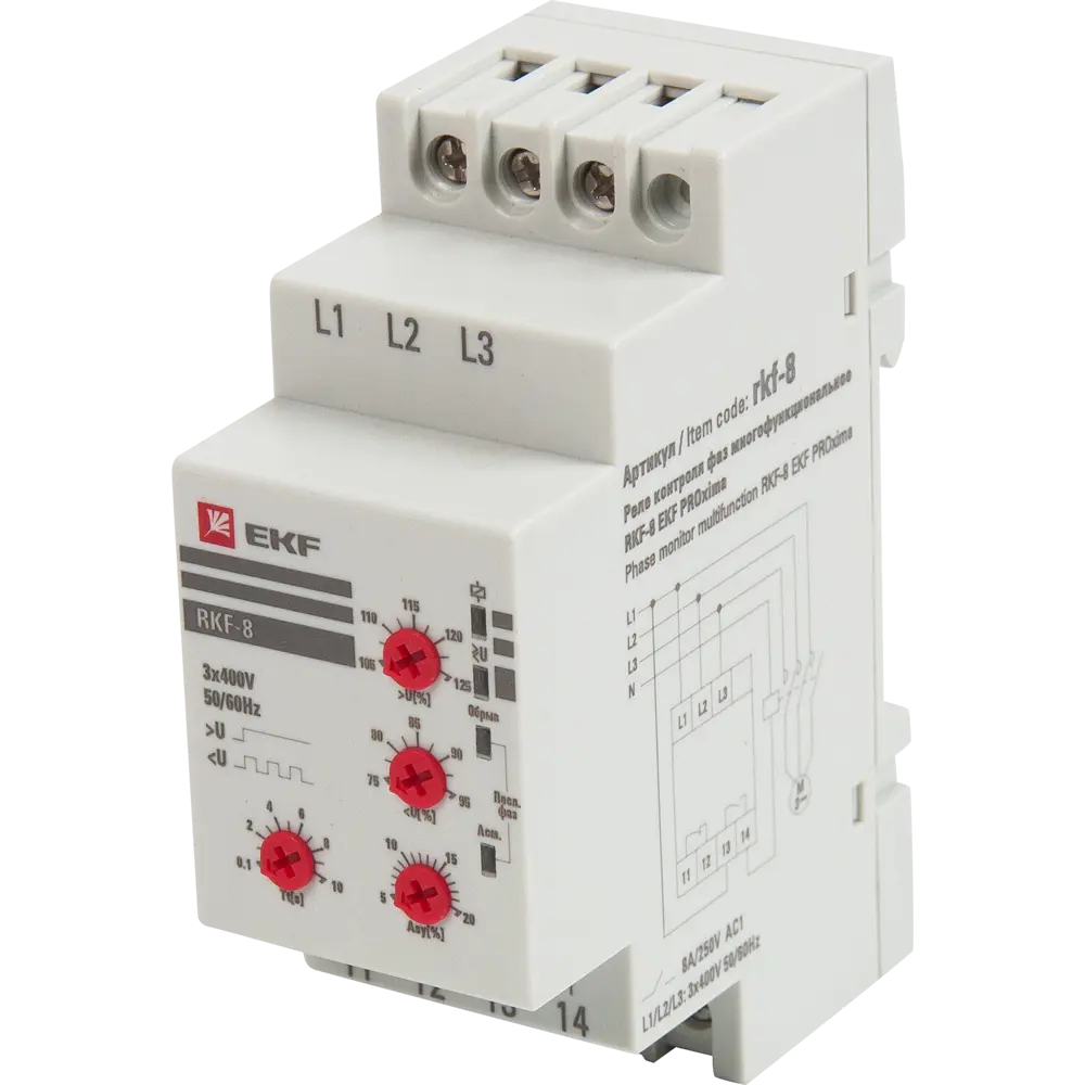 Реле контроля фаз EKF RKF-8 STLM-2186152
