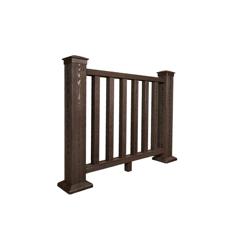 Комплект ограждений Groentec ДПК венге Santreyd STLM-2135356 - Вид №1