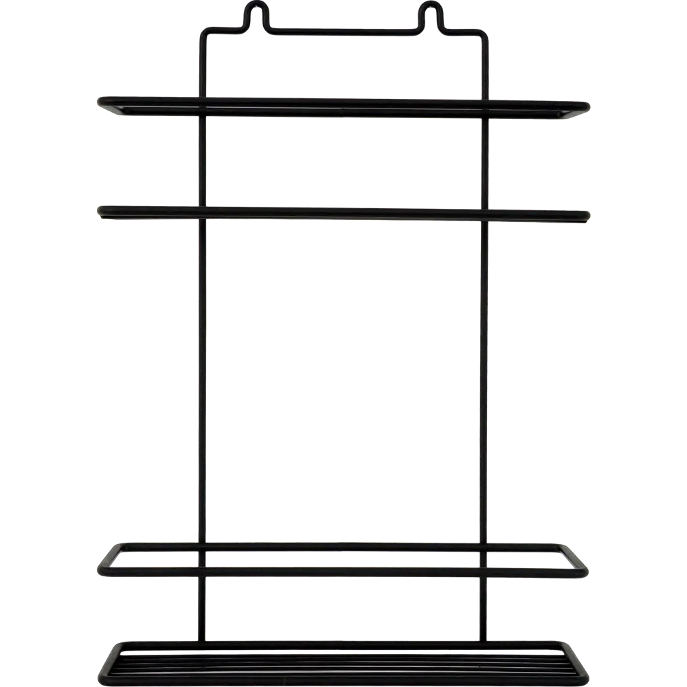 Полка для ванной 25x8.5x36.5 см цвет чёрный Santreyd Ferro STLM-2094760