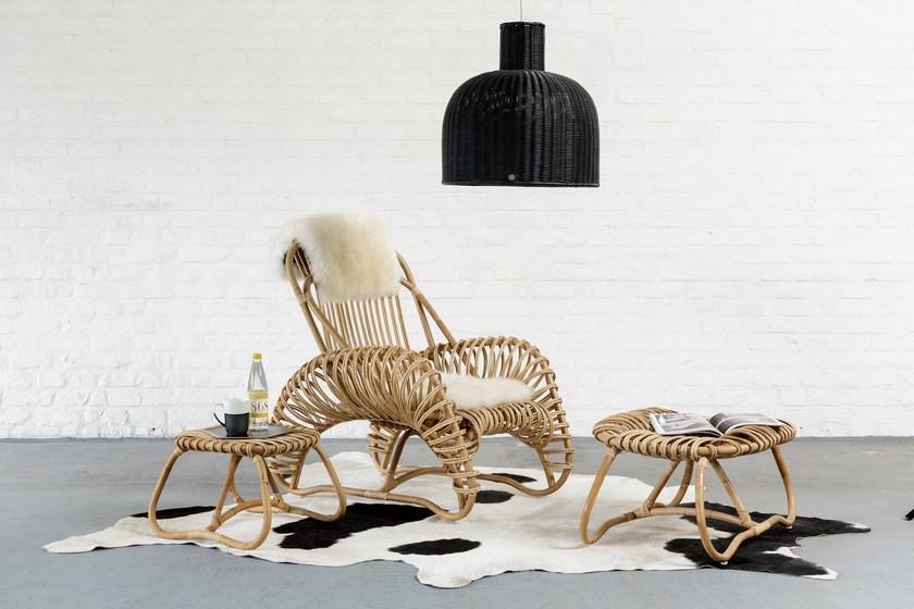 Kok Maison Низкий стул из ротанга Vintage 623/2 - Вид №1