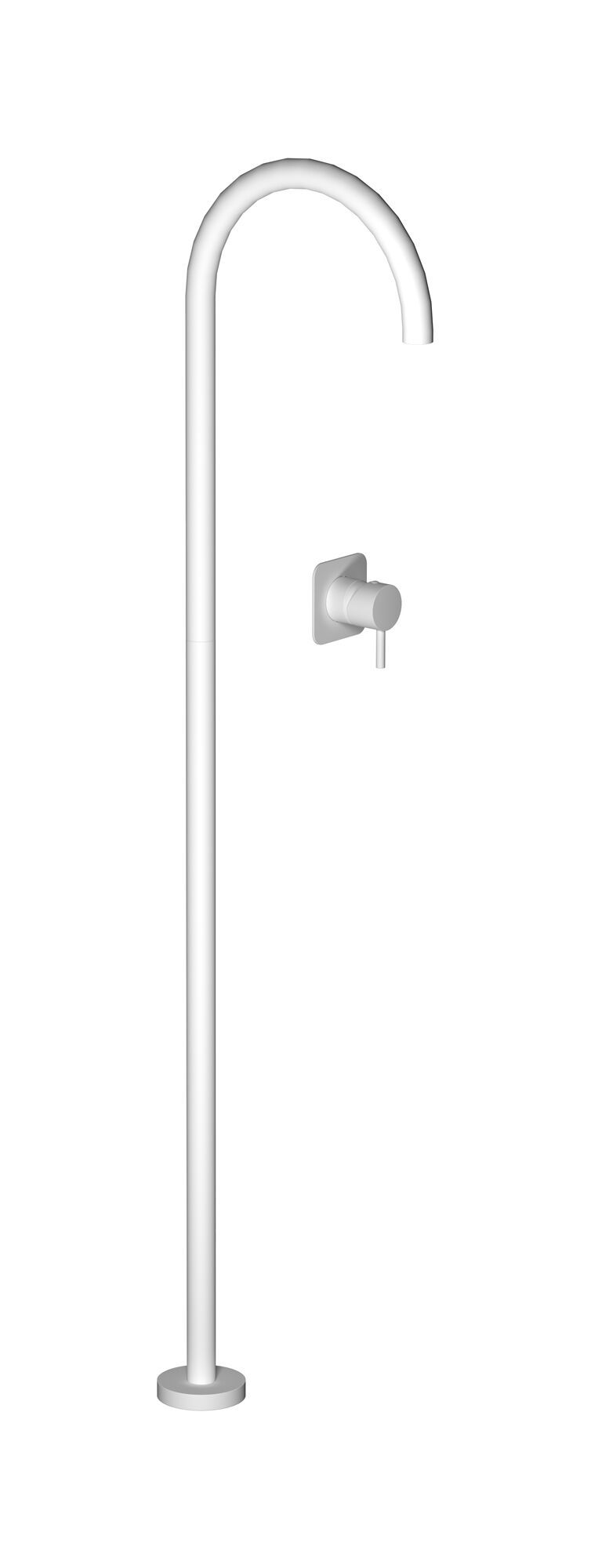 Смеситель для раковины с 2 отверстиями и автоматическим сливом IB Милан Турин ARCH-00135422 - Вид №1