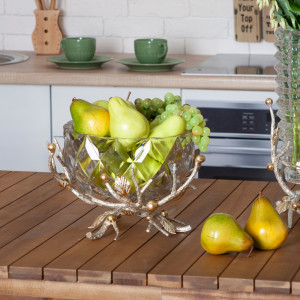 59002 Фруктовница-конфетница Весна Айвори BOGACHO