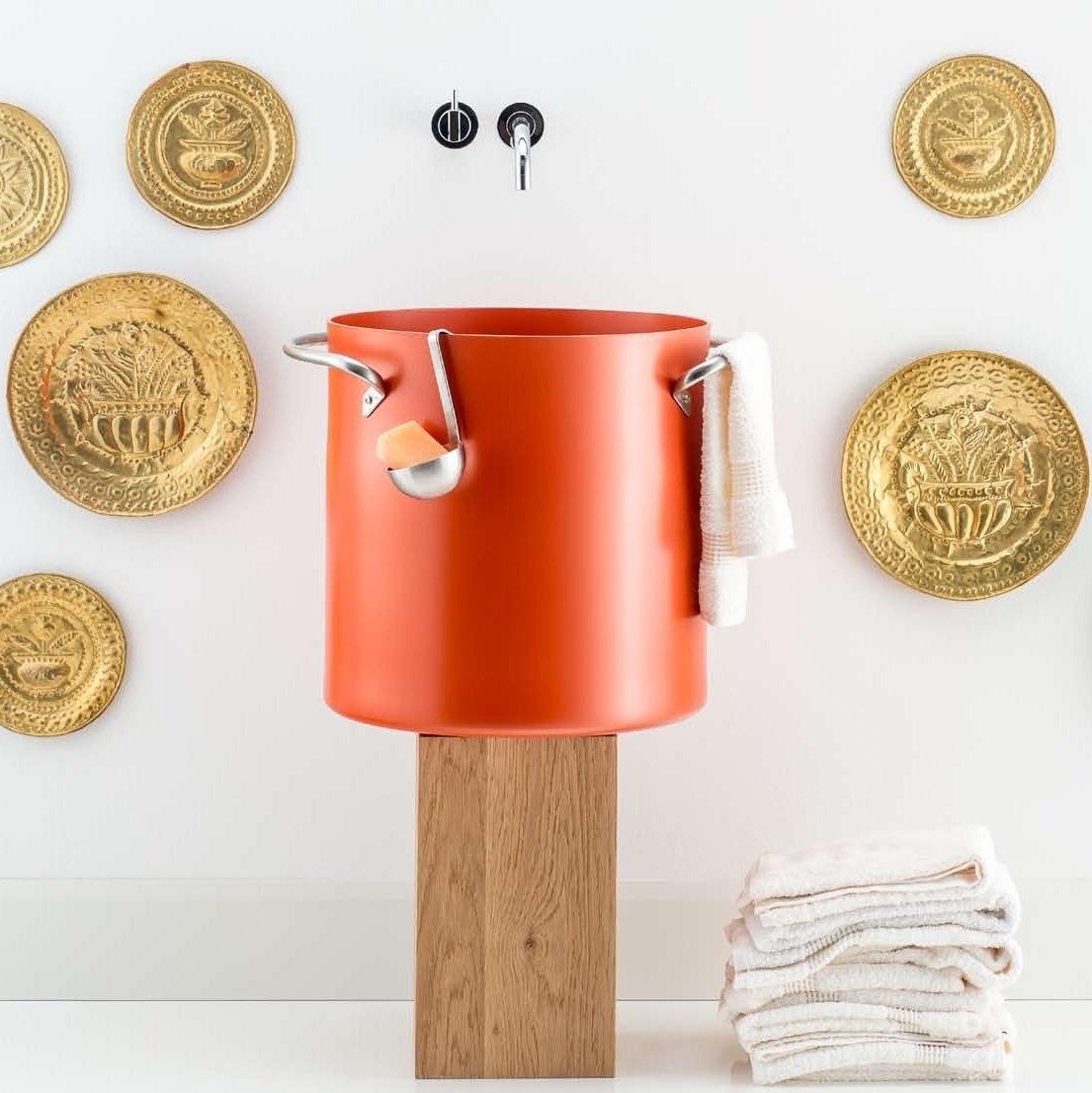 45490 Напольная раковина стоящая круглая Rapsel  - Вид №9