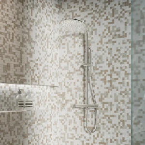 Мозаика Kreaforta из стекла и мрамора для ванной и кухни 30×30 см 89412211