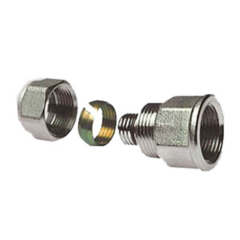 Муфта обжим-В с оловянным покрытием HENCO 16х1/2" 31604A