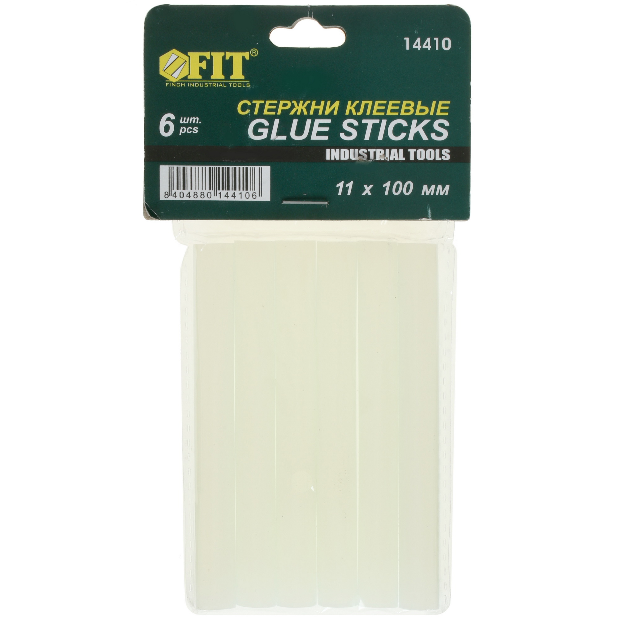 Стержни клеевые FIT 14410 белый 1309899 STDN-0001234