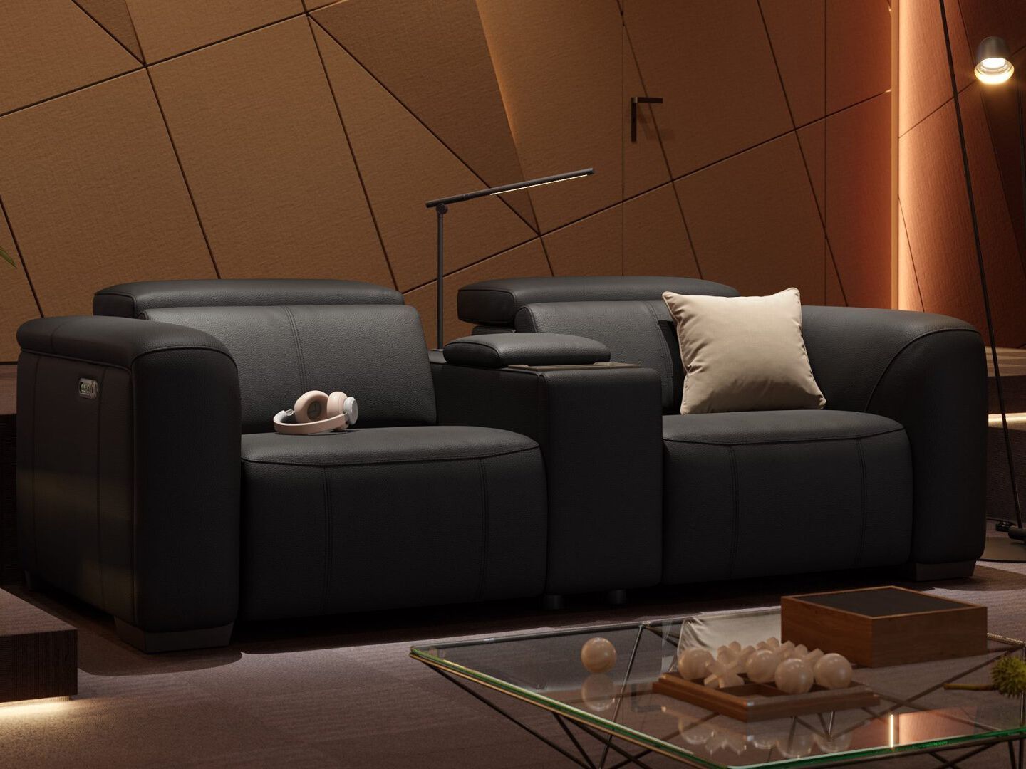 2-местный кожаный диван Sofanella Sorrento Kino ARCH-00144328 - Вид №7