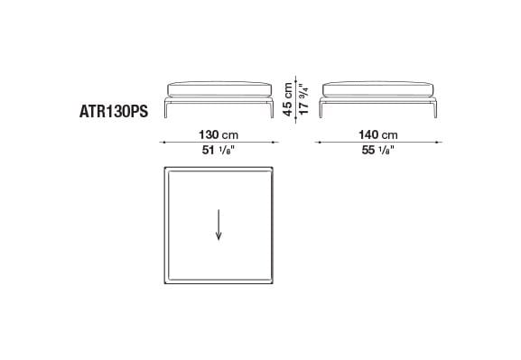 Кожаный диван B&B Italia Атолл ARCH-00112726 - Вид №78