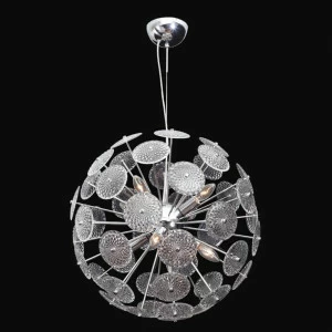 Подвесной светильник круглый серебристый Newport S 6308/S NEWPORT 6300 00-3889795 Серебро