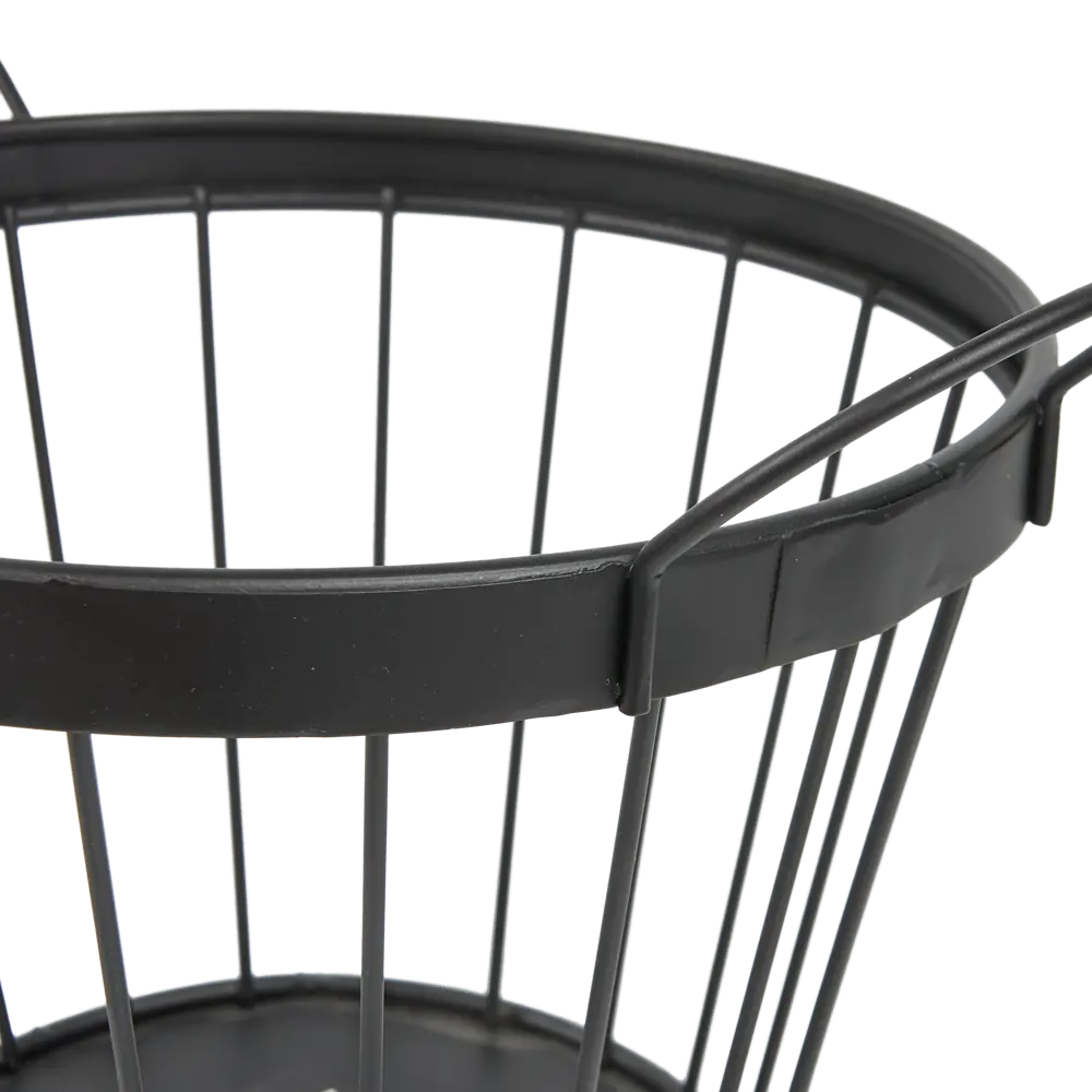 Металлическая корзина цвет черный Santreyd STLM-2069164 - Вид №3