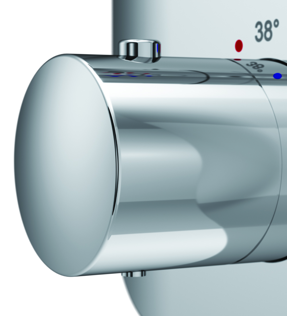 F3075600 cмеситель д/душа встраиваемый с термостатом хром шт. AM.PM Sensation - Вид №4