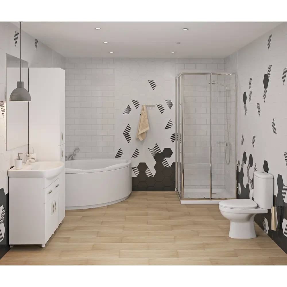 Керамогранит Буранелли, 20х23.1 см, 0.76 м2, цвет белый Kerama Marazzi STLM-2027269 - Вид №3