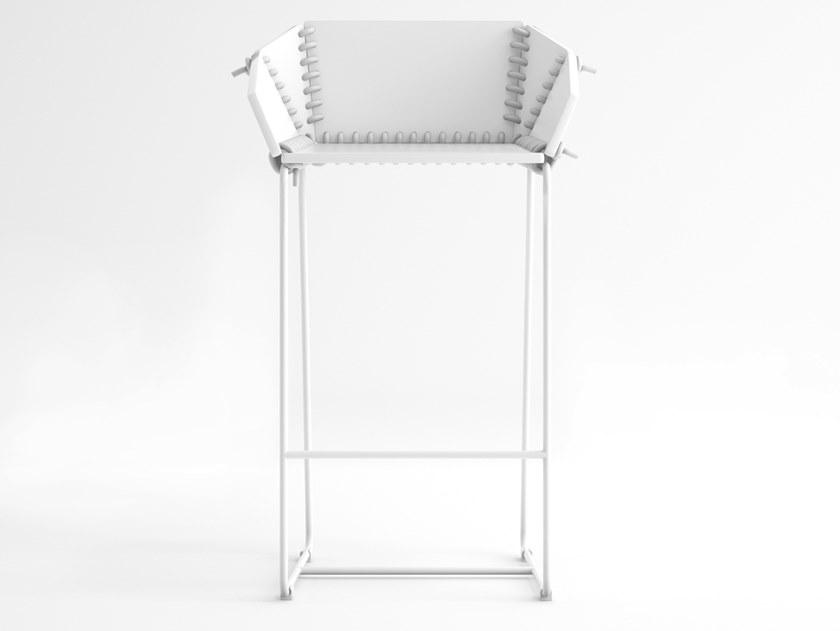 GANDIABLASCO Высокий табурет со спинкой Textile sun-id-1357679 - Вид №3
