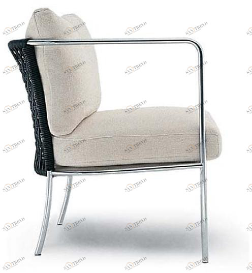 Living Divani Садовое кресло из нержавеющей стали с подлокотниками Café CAFÈ sun-id-1440180