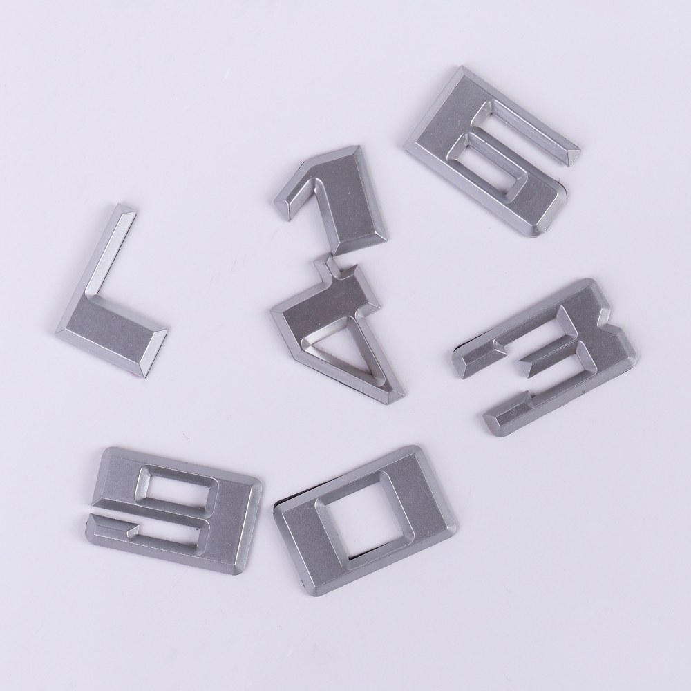 Дверная буква  «Г», 37х6х60 мм, матовое серебро LJPS0073 Public Steel Россия  - Вид №3