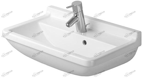 030160 Подвесная раковина настенная овальная Duravit Starck 3 белая