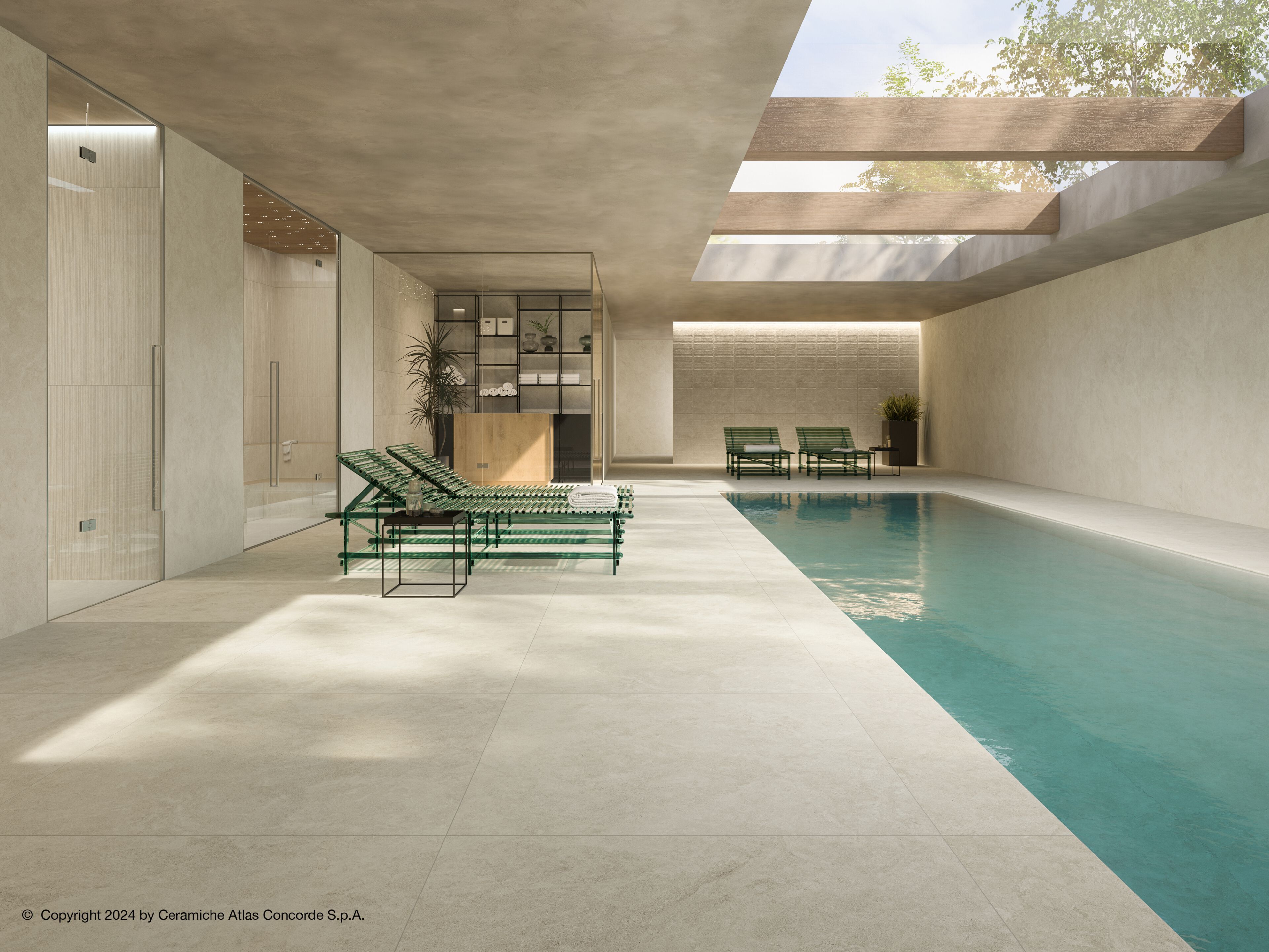 Пол / облицовка керамогранита с эффектом камня Atlas Concorde Boost Icor ARCH-00113949 - Вид №30