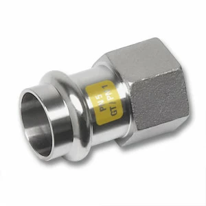 617270G35114 SANHA 17270G пр.-фит. газ, нерж.сталь, муфта переходная ВПр-ВР 35x11/4 мм