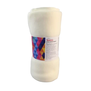 Плед «Рабат» 120x150 см флис цвет экрю