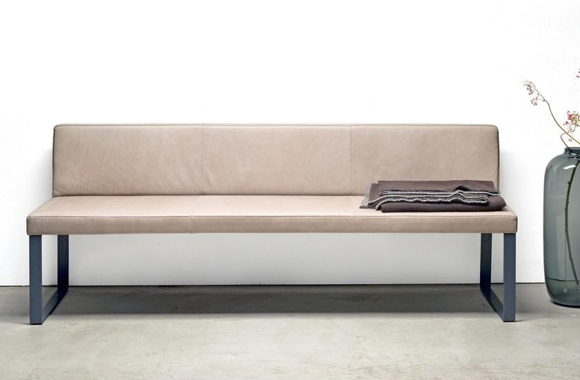 more Кожаная скамейка со спинкой sun-id-1393429 - Вид №4