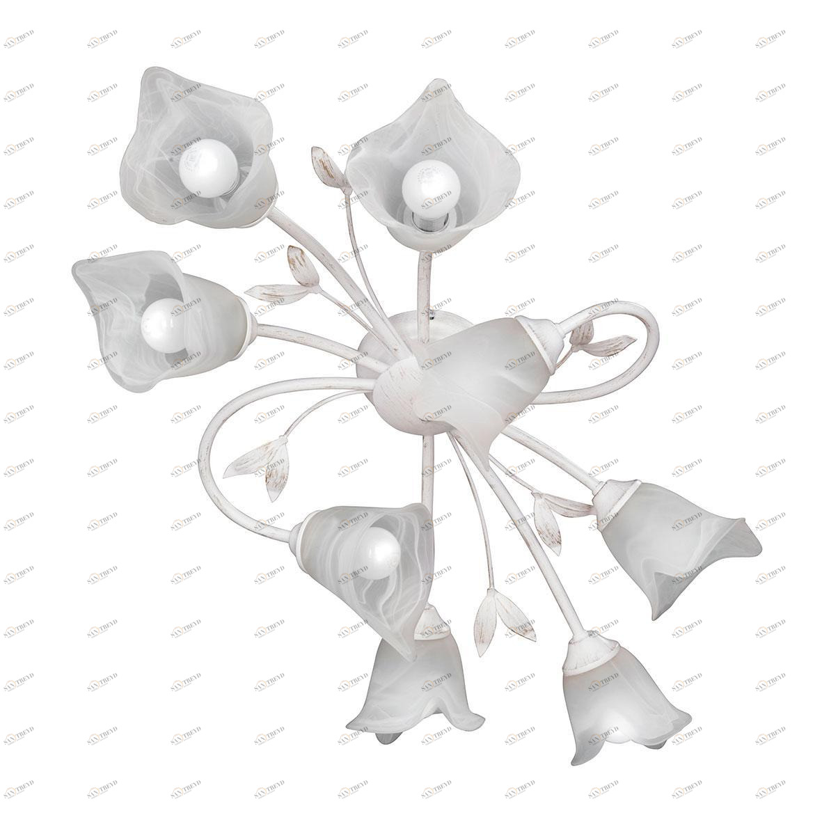 Потолочная люстра Vitaluce V3746-0/8PL VITALUCE ДИЗАЙНЕРСКИЕ 194221 Белый 