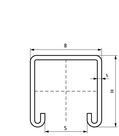 65018242 Монтажные профиля BIS RapidStrut® Профили монтажные (BUP1000) подвешивание и поддержка WALRAVEN  - Вид №1