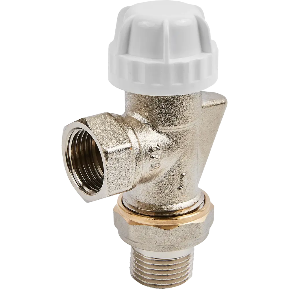 Термостатический вентиль СПЕЦ угловой для радиаторов 1/2" латунь 89004840 STLM-0938460 - Вид №2