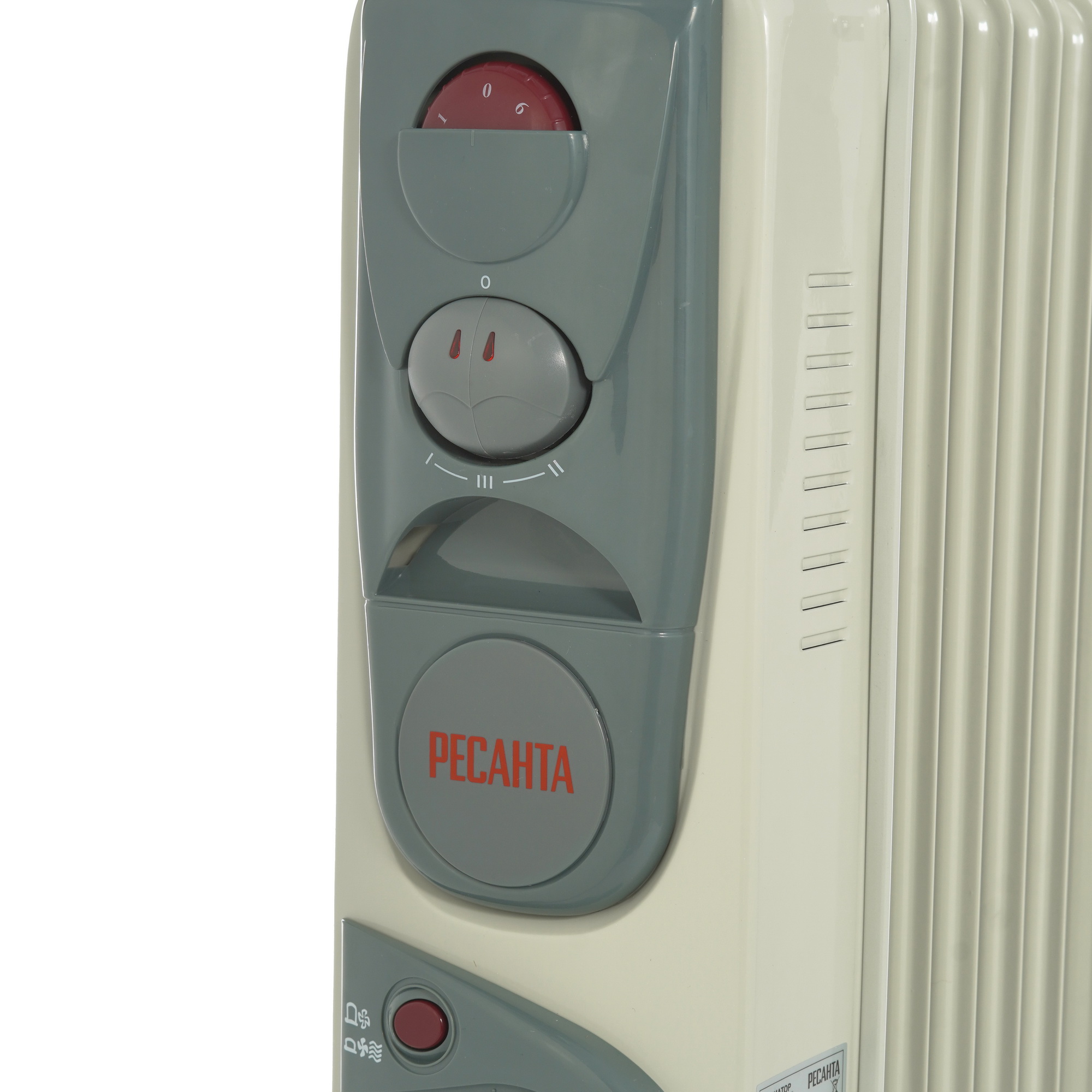 7999561 Масляный обогреватель Ресанта ОМ-12НВ белый STDN-0043671 - Вид №3