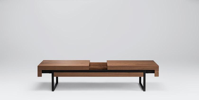 Milla & Milli Нижний стол на санях из массива дерева с отсеком для контейнера Offset sun-id-1510283 - Вид №5