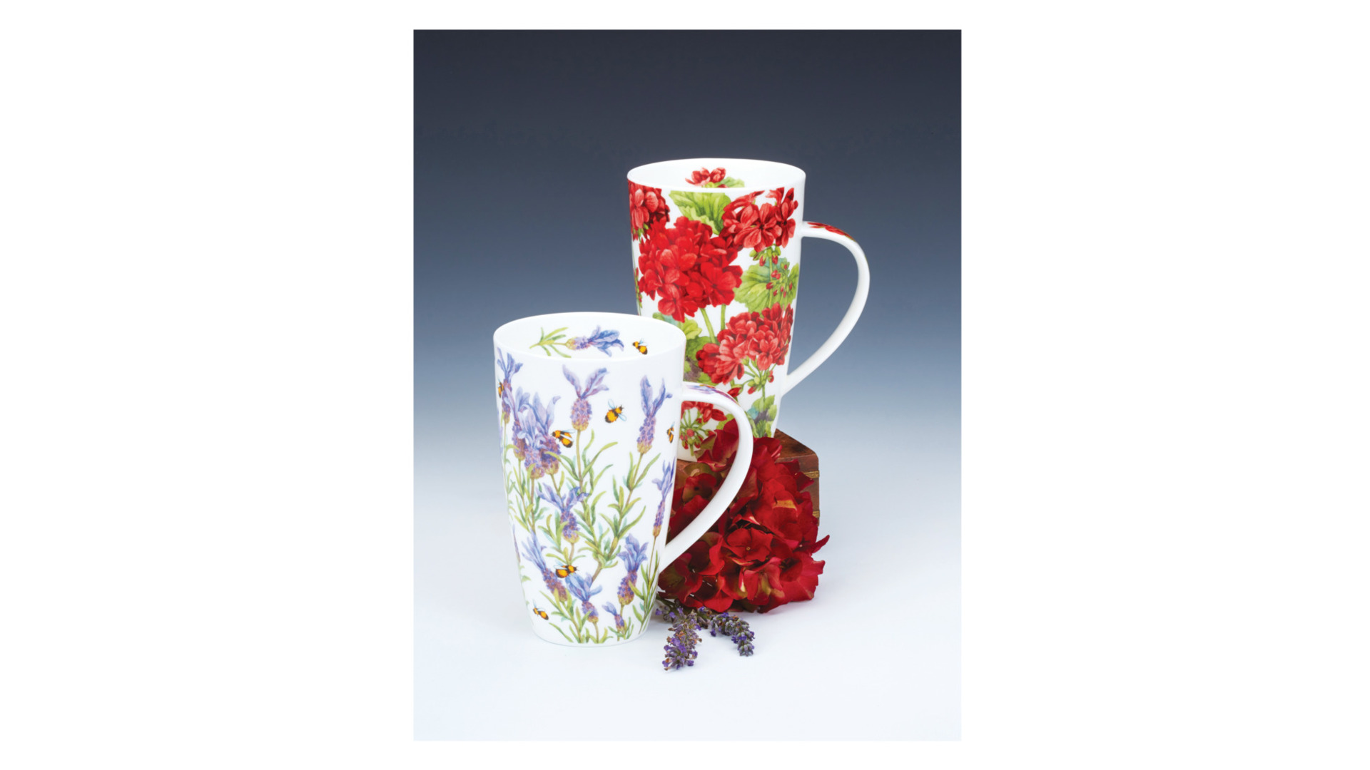 10672722 Dunoon Кружка Dunoon Герань.Хенли 600мл, фарфор Фарфор костяной  - Вид №1