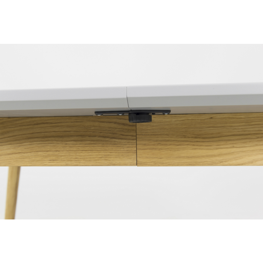 Стол овальный, раздвижной, Tenzo Dot, дуб, 75х180/230х105 см, серый 1686012 - Вид №4