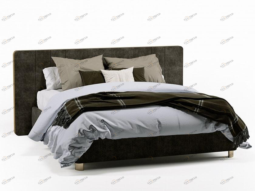 Paolo Castelli Кровать из ткани с высоким изголовьем sun-id-1417225