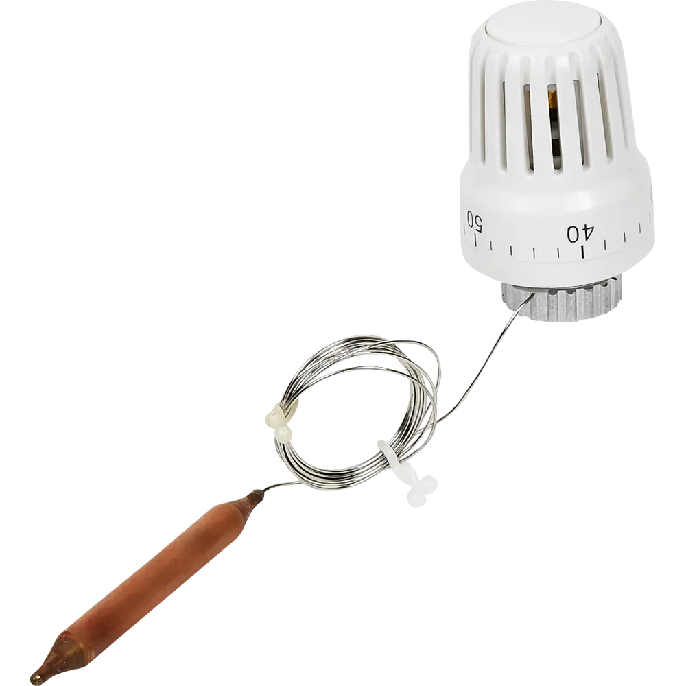 Термостатическая головка Valtec с выносным погружным датчиком температуры VT.3011.0.0 STLM-2134281