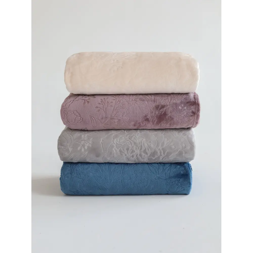 Покрывало Bouquet 240x260 см велсофт цвет кремовый Santreyd STLM-2208176 - Вид №4