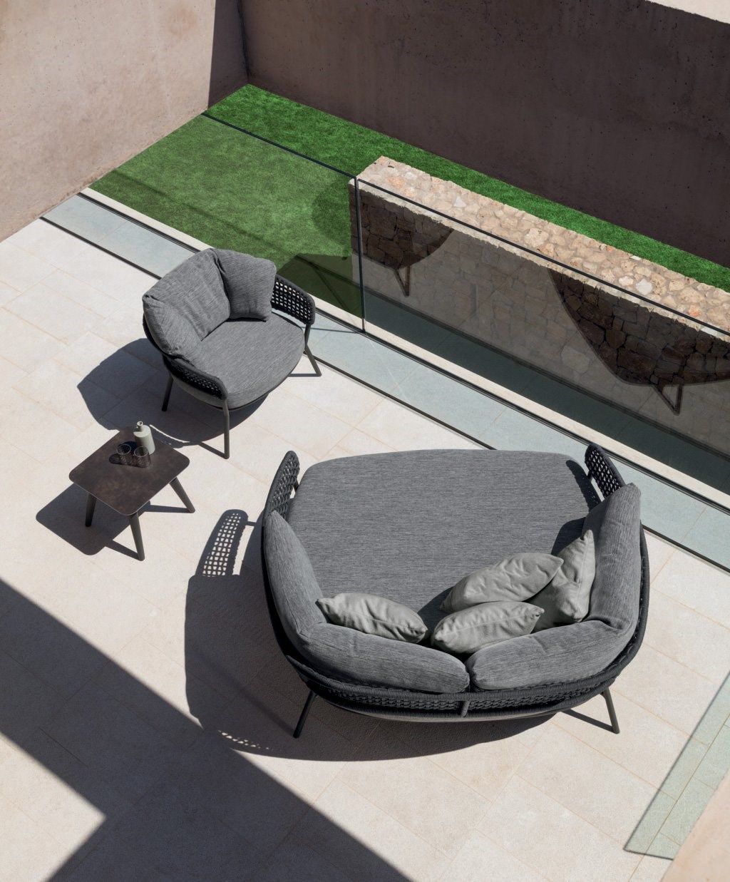 Садовое кресло с подлокотниками Talenti Moon Alu ARCH-00083980 - Вид №5