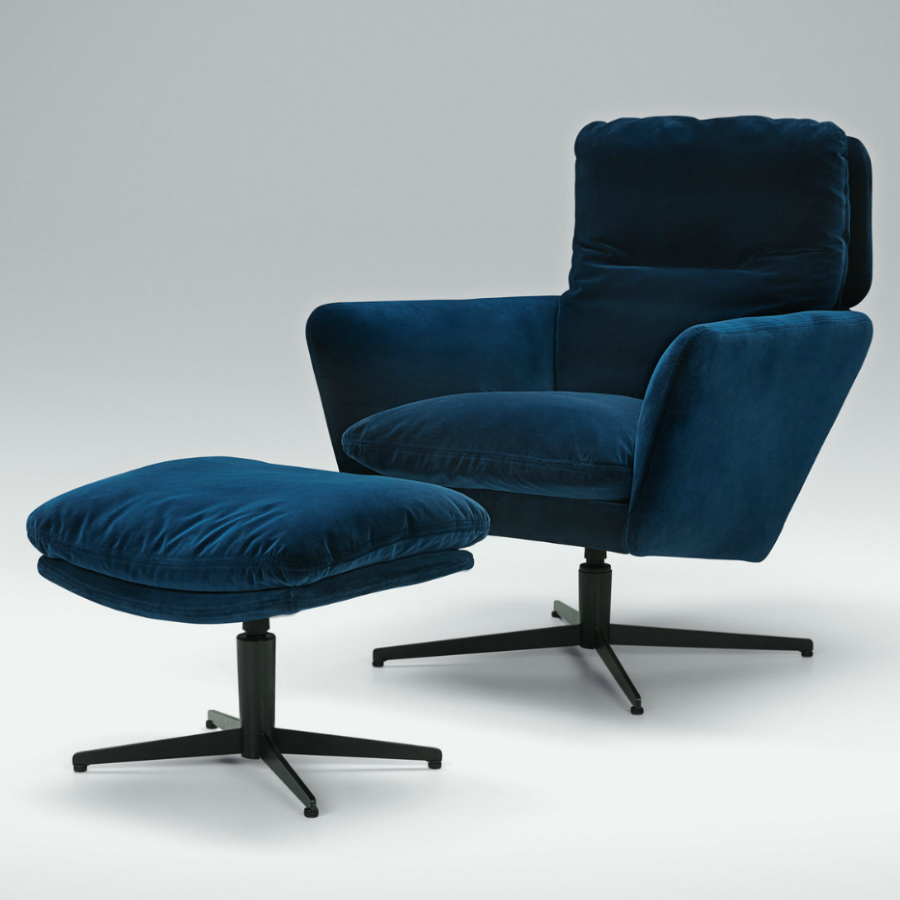 Кресло Amy, темно-синее Sits S1793 - Вид №2